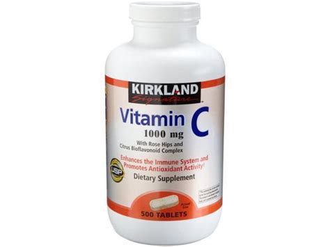 Kirkland Signature Vitamin C 1000 Mg 500 Tablets Newegg