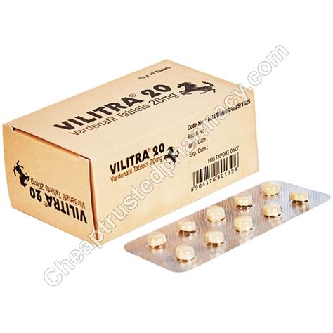 Vilitra Vardenafil Treat Erectile Dysfunction Cheaptrustedpharmacy