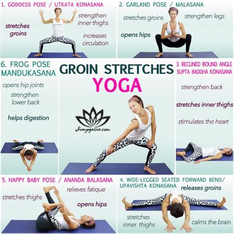 Six Recovery Yoga Stretches For Pulled Groin Easy Yoga Workouts Yoga