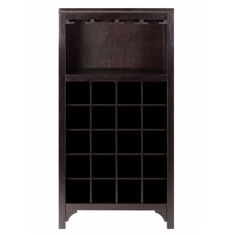 Ancona Modular Wine Cabinet With Glass Rack Bottle