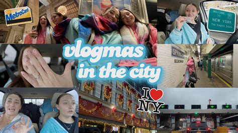 Vlogmas In New York City 🍎 Driving Into The City And Our First Night Out Vlogmas Day 17 Youtube