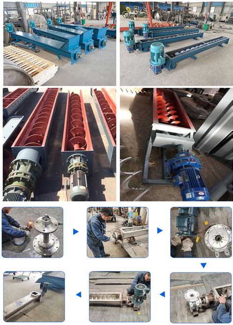 U Type Screw Conveyor DAHAN Vibration Machinery