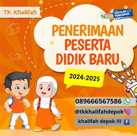 Pendaftaran Tk Khalifah Depok