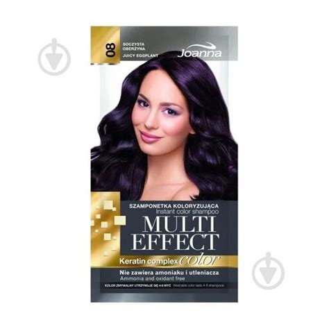 ᐉ Шампунь оттеночный Joanna Multi Effect Сливовый №8 35 мл • Купить в ...