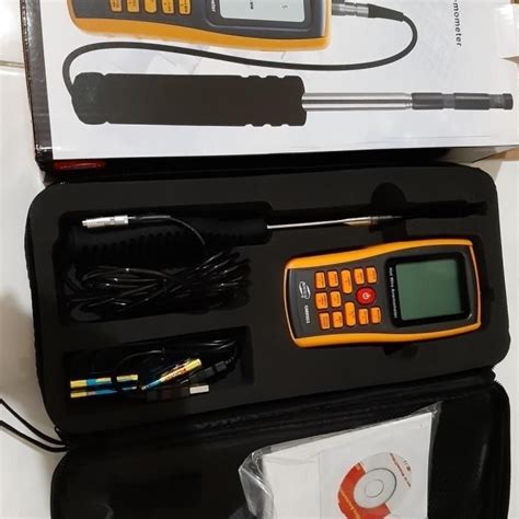 Jual Gm Hot Wire Anemometer Benetech Usb Data Air Flow Temperature Carchola Shopee