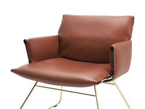 Ds Lounge Chair With Armrests D Model Max Skp Fbx