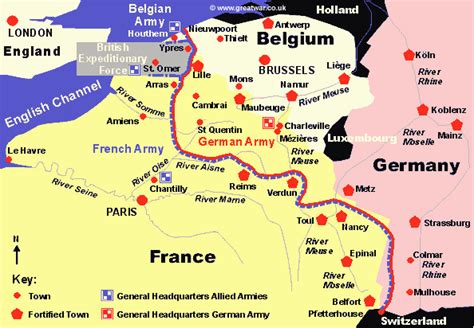 Map Of France During Ww1 – secretmuseum