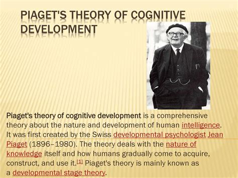 Jean Piaget Stages Cognitive Development