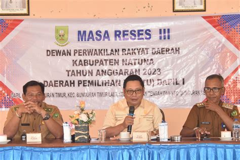 Ketua DPRD Natuna Serap Aspirasi Masyarakat Desa Batu Gajah Prokepri