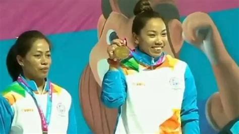 National Games Weightlifting Mirabai Chanu Beats Sanjeeta To Win 49