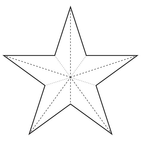 Star Printable Pattern