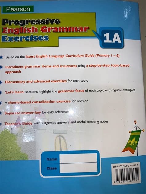 （未做） Progressive English Grammar Exercises 1a 興趣及遊戲 書本 And 文具 書本及雜誌 補充練習 Carousell