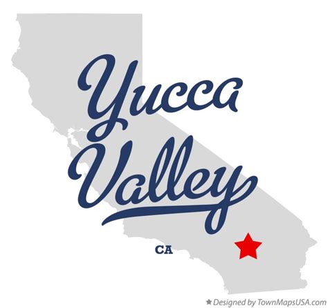 Map of Yucca Valley, CA, California