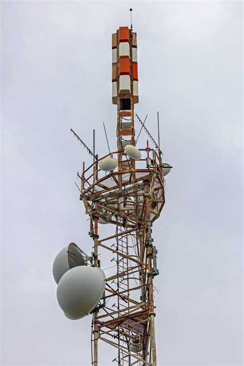 TV Tower Antennas Stock Image Image Of Fall Television 237503611