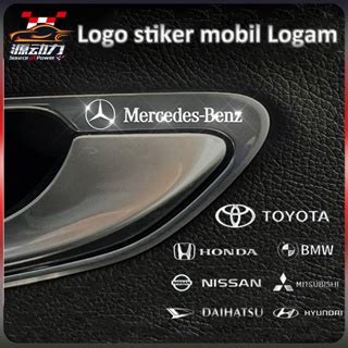 Jual Stiker Mobil Logam Logo 3D Stiker Eksterior Stiker Interior Mobil