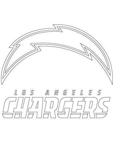 Nfl Printable Coloring Pages Chargers