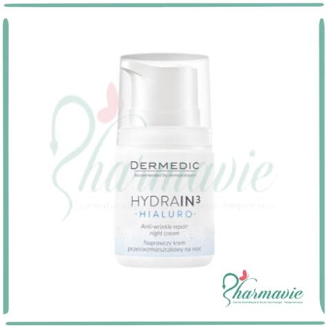 DERMEDIC HYDRAIN 3 Crème de Nuit hydratante Anti Age