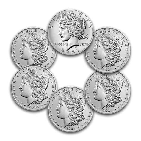 Buy 6 Coin 2021 Silver Morgan And Peace Dollar Set Apmex