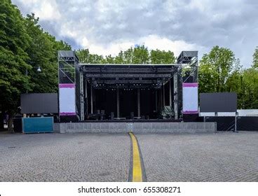 Outdoor Concert Stage Background