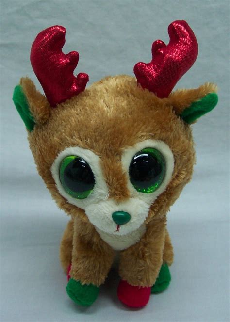 TY Beanie Boos CHRISTMAS HOLIDAY ALPINE REINDEER 7 Plush STUFFED