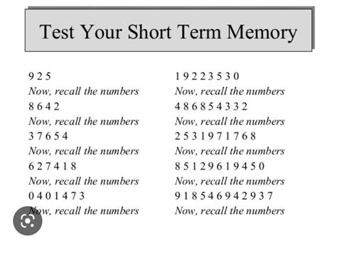 The Control Processes Of Short Term Memory Human Memory Is Divided