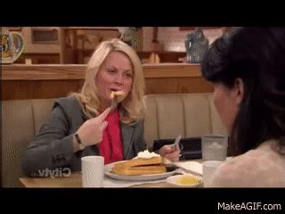 Leslie Knope - Waffles, Whipped Cream, & Sugar on Make a GIF