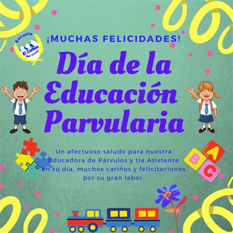 Vídeo saludo día de la Educación Parvularia Escuela El Carbón San Carlos