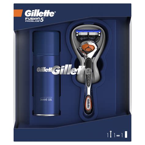 Set Cadou Gillette Aparat De Ras Fusion Proglide Gel De Ras Fusion