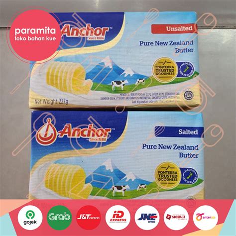 Jual Anchor Salted Unsalted Butter 227 Gr Shopee Indonesia