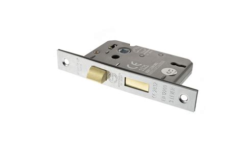 Atlantic 3 Lever Key Sashlock [ce] 3 Polished Chrome