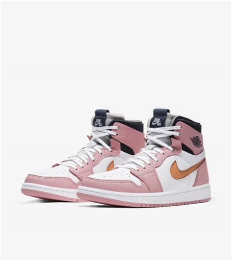 Womens Air Jordan 1 Zoom Pink Glaze Release Date Nike Snkrs Se