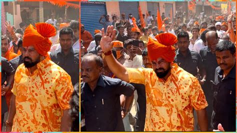 Tiger Raja Singh Grand Entry Ram Navami Shobha Yatra Dhoolpet