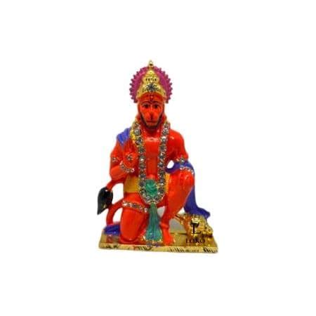 Buy LOKO Studded Hanuman Ji Statue Bajrang Bali Hanuman Idol For Car