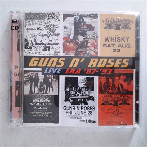 Cd Duplo Guns N Roses Live Era 87 93 Shopee Brasil