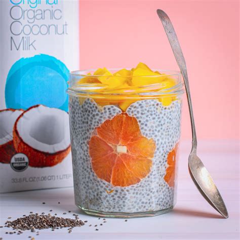 Citrus Mango Chia Pudding Life Refreshed Brands Real Coco