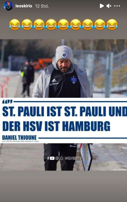 Nach Dem Derby St Pauli Liebling Östigard Amüsiert Sich über Hsv Trainer