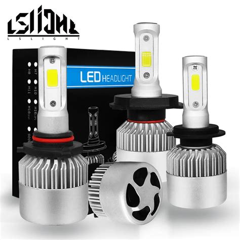 LSlight LED Headlight H7 H4 H1 H11 H3 9007 9004 H13 9005 9006 880 H27