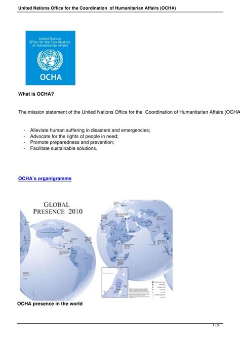 Ocha By United Nations Country Team Issuu