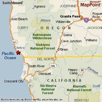 Brookings Oregon Zip Code Map - United States Map