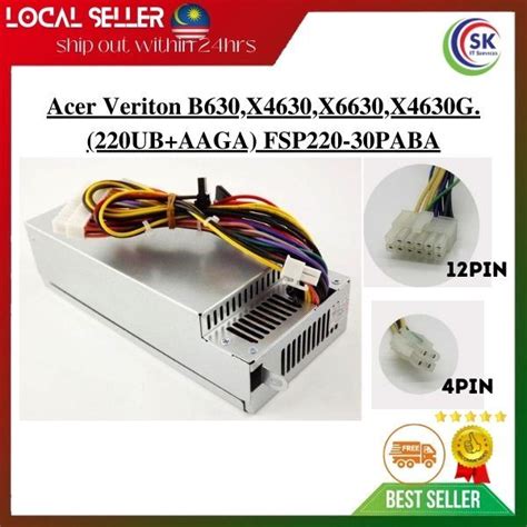 Acer Veriton B630 X4630 X4630g 220w Power Supply Lazada