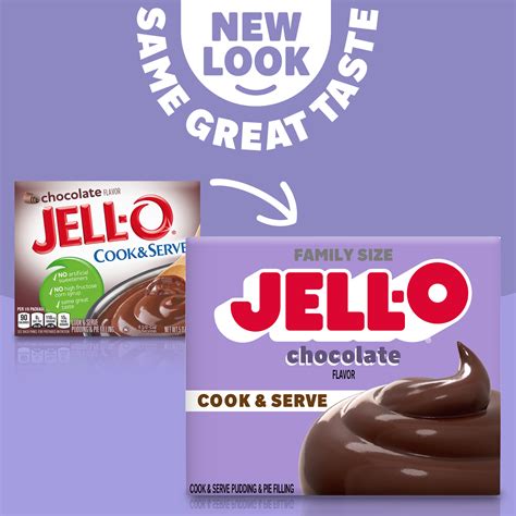 Jell O Cook And Serve Pudding Chocolate Flavor Pudding And Pie Filling