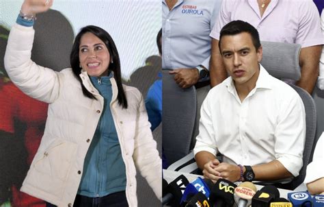 Elecciones en Ecuador Luisa González y Daniel Noboa se enfrentarán en