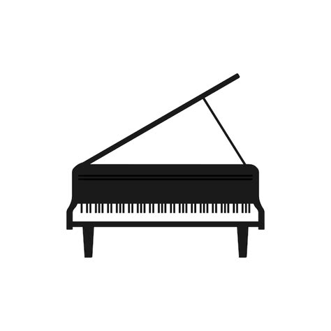 Piano Queue Classique Instrument De Musique Illustration