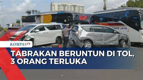 Kronologi Kecelakaan Beruntun 6 Kendaraan Di Tol Dalam Kota Arah Cawang