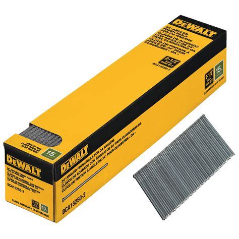 15 Gauge DA Angled Finish Nails DEWALT