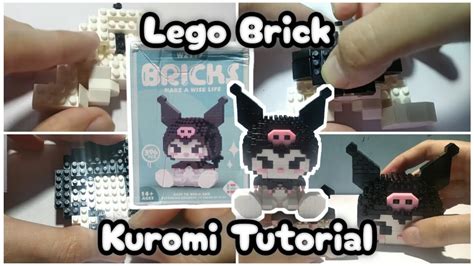 Kuromi Tutorial Lego Brick W2117 How To Build Nano Block Cara Memasang Merakit Youtube