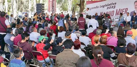 Ignacio Mier se reúne con ciudadanía en junta auxiliar Ignacio Zaragoza