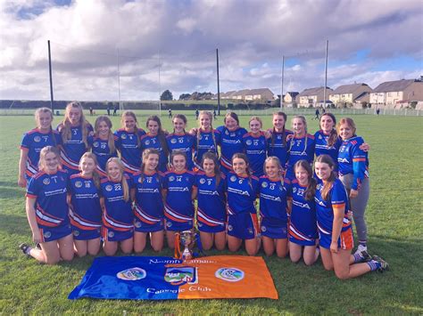 Naomh Eamann Hold On Against The Harps Late Surge To Win U 16 Camogie