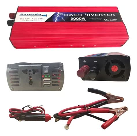 Inversor De Corriente Para Auto De 12v A 220v Usb 3000w Cuotas Sin