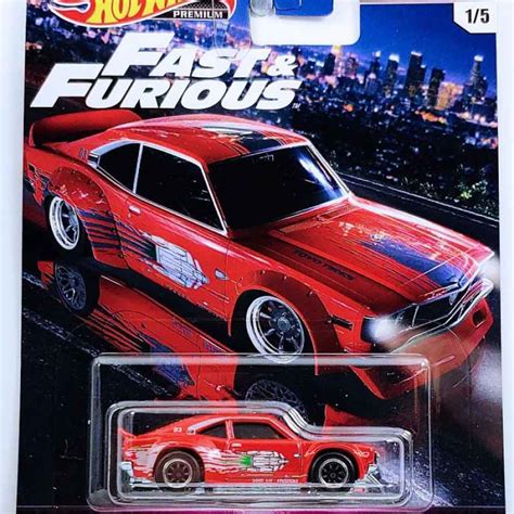 Promo Hot Wheels Premium Fast Rewind Mazda Rx 3 Rx3 Fast Furious Ban